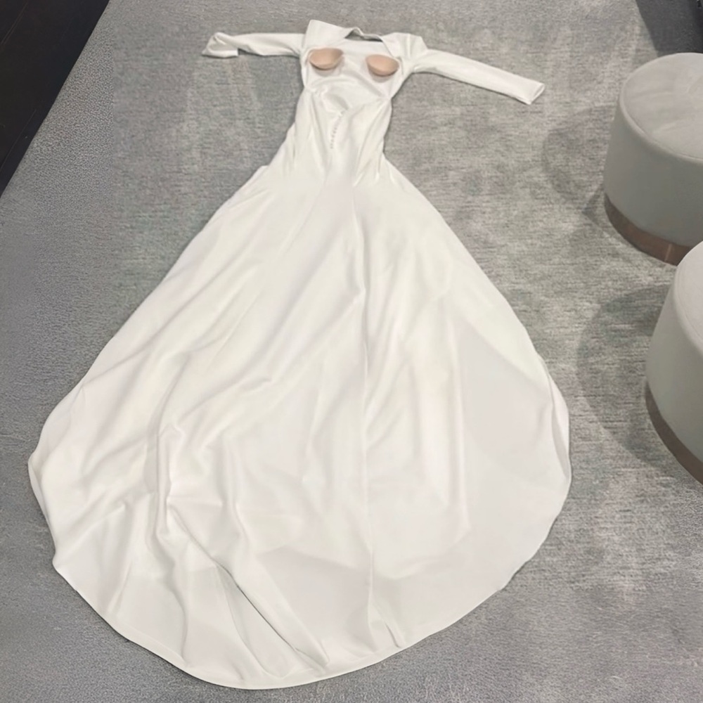 Sarah Seven Wedding Dress Gown | Ivory | Size (4/6) - Picture 12 of 16